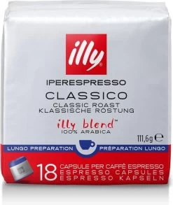 Illy - Iperespresso Koffie Home Classico Lungo 6 X 18 Capsules 9 Illy - Iperespresso Koffie Home Classico Lungo 6 X 18 Capsules -Koffiehuis 1010x1200