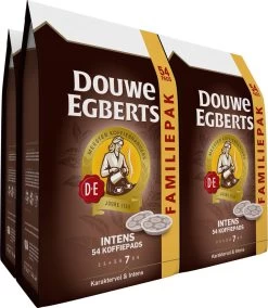 Douwe Egberts Intens Koffiepads - 4 X 54 Pads