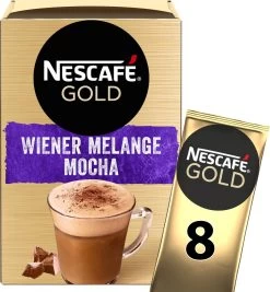 Nescafé Gold Wiener Melange Mocha Oploskoffie - 6 Doosjes à 8 Zakjes 9 Nescafé Gold Wiener Melange Mocha Oploskoffie - 6 Doosjes à 8 Zakjes -Koffiehuis 1111x1200