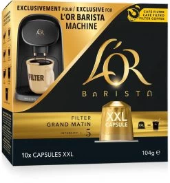 L'OR BARISTA XXL Filter Grand Matin (5) - 5 X 10 Koffiecups 26 L'OR BARISTA XXL Filter Grand Matin (5) - 5 X 10 Koffiecups -Koffiehuis 1115x1200