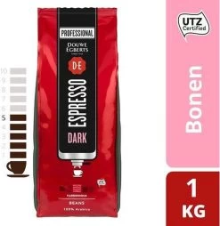 Koffie Douwe Egberts Espresso Bonen Dark Roast 1000gr -Koffiehuis 1167x1200