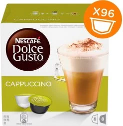 Nescafé Dolce Gusto Cappuccino - 6 X 16 Capsules 8 Nescafé Dolce Gusto Cappuccino - 6 X 16 Capsules -Koffiehuis 1171x1200