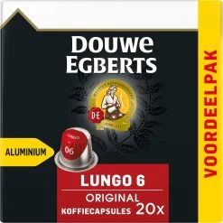 Douwe Egberts Lungo Original Koffiecups - Intensiteit 6/12 - 10 X 20 Capsules -Koffiehuis 1198x1200 3