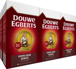 Douwe Egberts Aroma Rood Donker Filterkoffie - 6 X 500 Gram