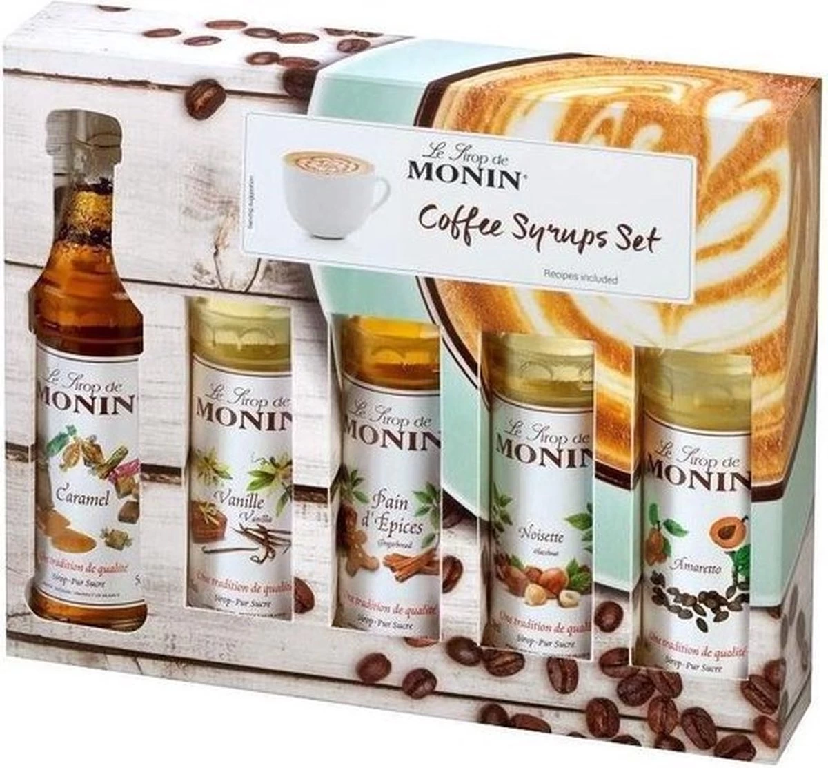 Monin Cadeau 10 Smaken Geschenkverpakking + Cocktailverpakking VOORDEEL PACK 10 Flesjes 5cl 4 Monin Cadeau 10 Smaken Geschenkverpakking + Cocktailverpakking VOORDEEL PACK 10 Flesjes 5cl - Afbeelding 2