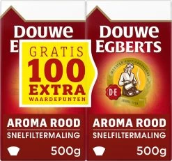 Douwe Egberts Aroma Rood Filterkoffie - Dubbelpak 6 X 1000 Gram -Koffiehuis 1200x1121
