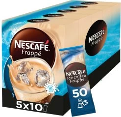 Nescafé Frappé Oploskoffie - 5 Doosjes à 10 Zakjes -Koffiehuis 1200x1156