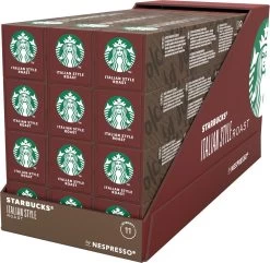 Starbucks By Nespresso Capsules Italian Roast - 12 Doosjes à 10 Koffiecups