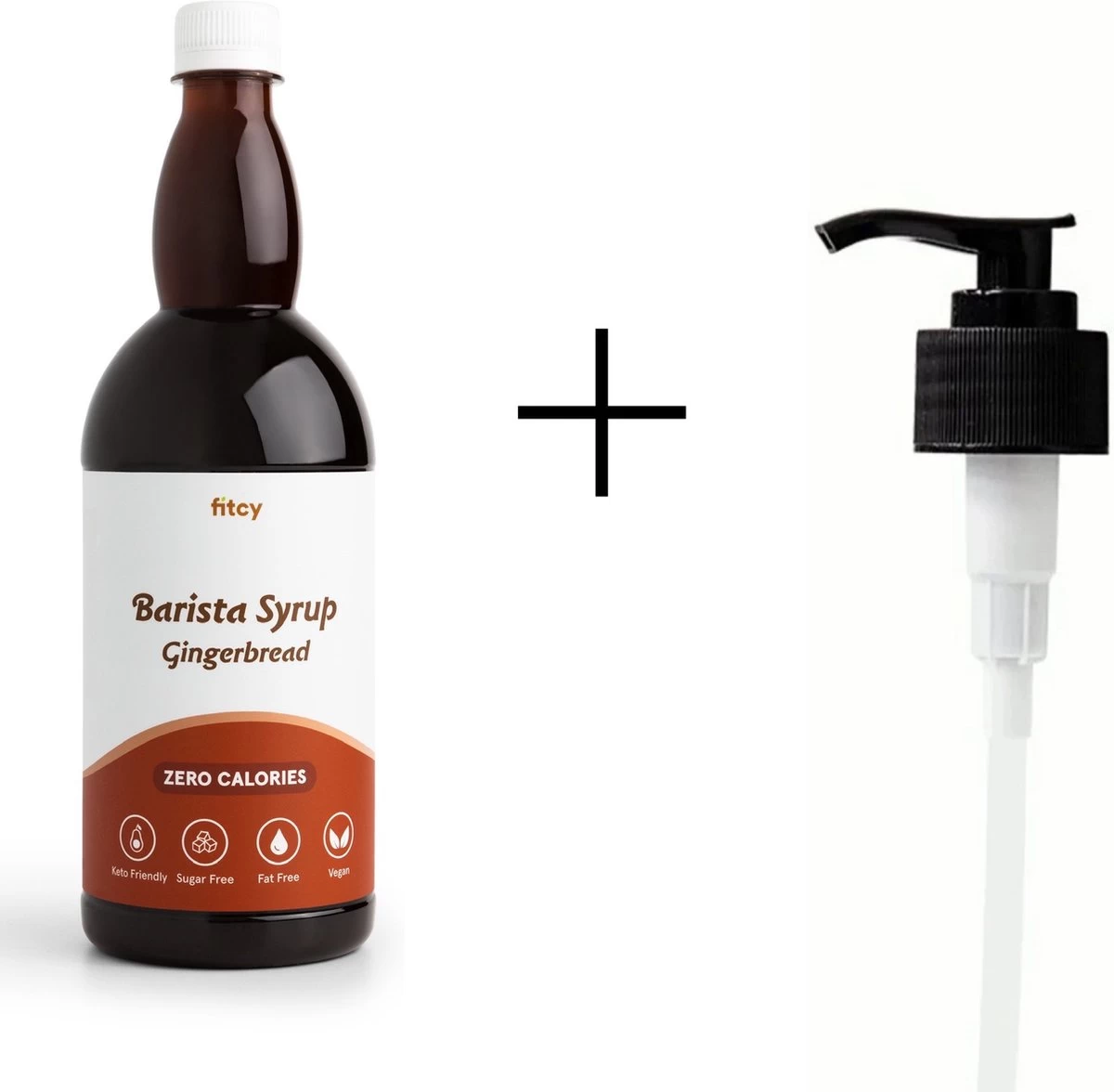 Fitcy | Koffiesiroop | Gingerbread | Barista Syrup | Zero | Vegan | Vetvrij | Suikervrij | Keto-vriendelijk | Koffie | Siroop | MET DOSEERPOMP | 1L 3 Fitcy | Koffiesiroop | Gingerbread | Barista Syrup | Zero | Vegan | Vetvrij | Suikervrij | Keto-vriendelijk | Koffie | Siroop | MET DOSEERPOMP | 1L