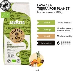 Lavazza Tierra For Planet Biologische Koffiebonen - 500 Gram X4 -Koffiehuis 1200x1179 1