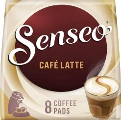 Senseo Café Latte Koffiepads - 2/9 Intensiteit - 4 X 8 Pads -Koffiehuis 1200x1184 3