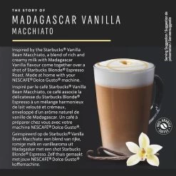 Starbucks By Dolce Gusto Capsules Madagascar Vanilla Macchiato- 3 Doosjes à 12 Koffiecups -Koffiehuis 1200x1198