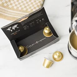 Aroma Club - Nespresso Compatible Capsules (120 St.) - No. 2 Smooth James - Intensiteit 3/5 - Espresso & Lungo - 100% Aluminium Koffiecups -Koffiehuis 1200x1200 25