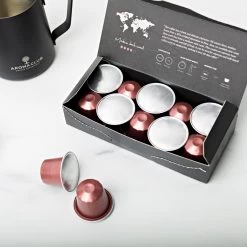 Aroma Club - Proefpakket Nespresso Compatible Capsules (100 St.) - 5 Smaken - Espresso & Lungo - 100% Aluminium Koffiecups -Koffiehuis 1200x1200 30