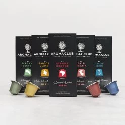 Aroma Club - Nespresso Compatible Capsules (120 St.) - No. 5 Decaf John - Intensiteit 3/5 - Decaf - 100% Aluminium Koffiecups -Koffiehuis 1200x1200 40