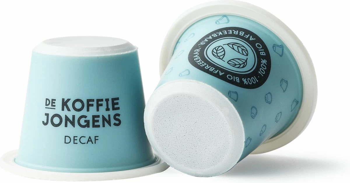De Koffiejongens - Decaf - Nespresso Cups - 100% Biologisch Afbreekbaar - 60 Cups - 100% Nespresso Compatible 4 De Koffiejongens - Decaf - Nespresso Cups - 100% Biologisch Afbreekbaar - 60 Cups - 100% Nespresso Compatible - Afbeelding 2