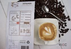 Vietnamese Dark Roast Koffiebonen 500g | 20% Arabica - 80% Robusta | DAM Koffie -Koffiehuis 1200x824