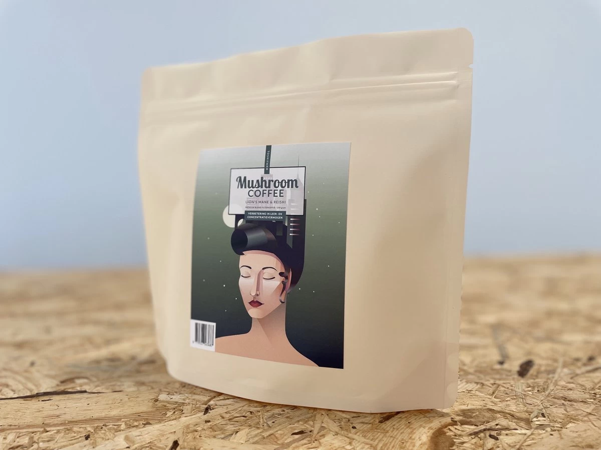 ToshiFarm Lion's Mane En Reishi Koffie - 250 Gram - Biologisch & Fair Trade - Verbetering In Concentratievermogen En Leervermogen - Filterkoffie Met Paddenstoel 7 ToshiFarm Lion's Mane En Reishi Koffie - 250 Gram - Biologisch & Fair Trade - Verbetering In Concentratievermogen En Leervermogen - Filterkoffie Met Paddenstoel - Afbeelding 5