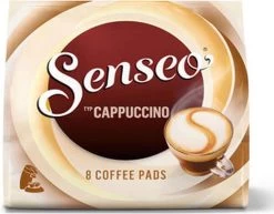 Senseo Cappuccino Koffiepads - 2/9 Intensiteit - 10 X 8 Pads -Koffiehuis 1200x937
