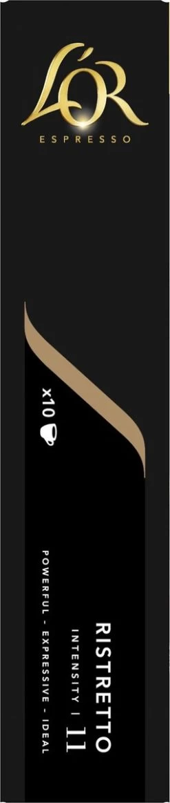 L'OR Espresso Ristretto (11) - 10 X 10 Koffiecups -Koffiehuis 255x1200 1