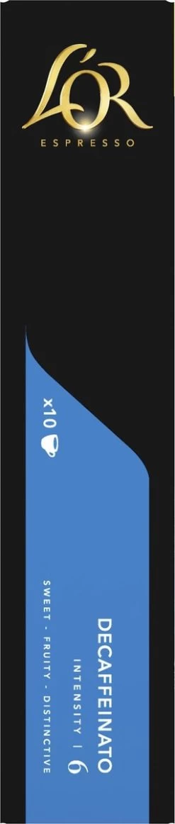 L'OR Espresso Decaffeinato Koffiecups - Intensiteit 6/12 - 10 X 10 Capsules -Koffiehuis 255x1200 7