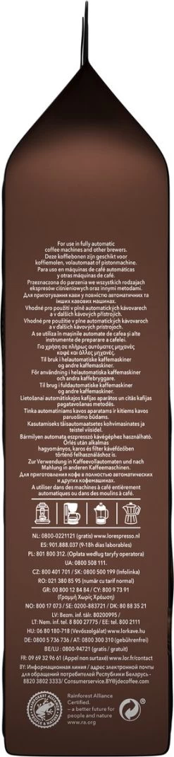 L'OR Espresso Forza Koffiebonen (9) - 4 X 500 Gram -Koffiehuis 277x1200 1