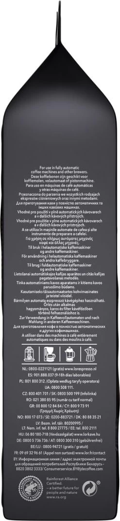 L'OR Espresso Onyx Koffiebonen (12) - 4 X 500 Gram 15 L'OR Espresso Onyx Koffiebonen (12) - 4 X 500 Gram -Koffiehuis 277x1200