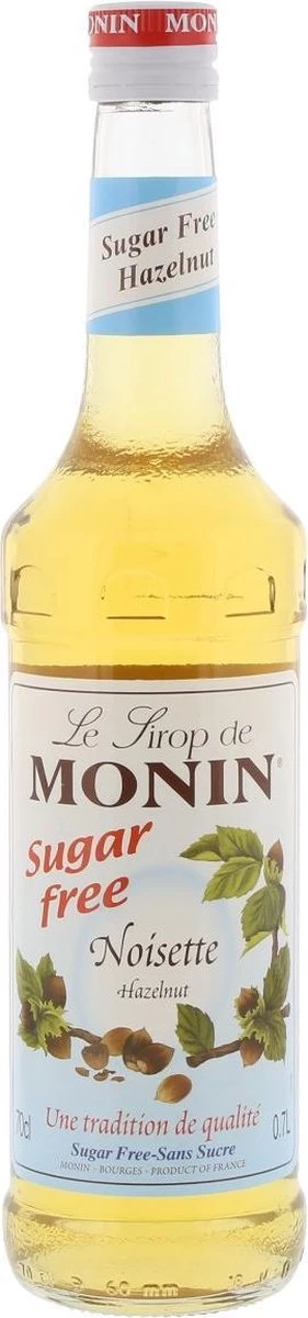 Monin Koffiesiroop Hazelnoot Suikervrij - 70 Cl 3 Monin Koffiesiroop Hazelnoot Suikervrij - 70 Cl