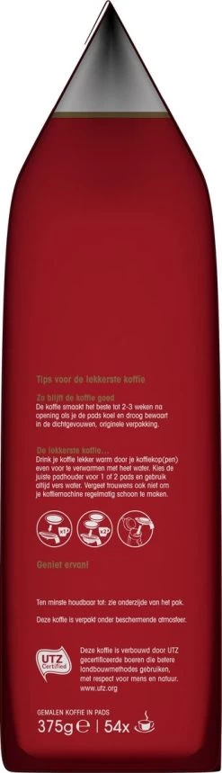 Douwe Egberts Aroma Rood Koffiepads - 4 X 54 Pads -Koffiehuis 345x1200