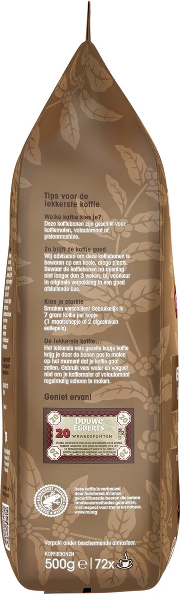 Douwe Egberts Verfijnd Koffiebonen - 4 X 500 Gram 11 Douwe Egberts Verfijnd Koffiebonen - 4 X 500 Gram - Afbeelding 9