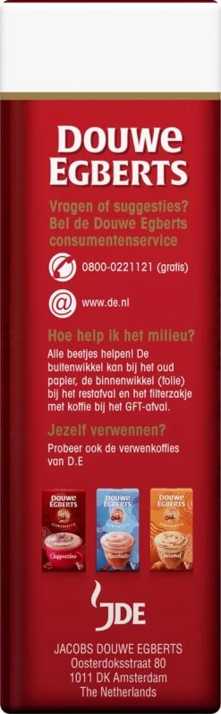 Douwe Egberts Aroma Rood Filterkoffie - 24 X 250 Gram -Koffiehuis 373x1200 1