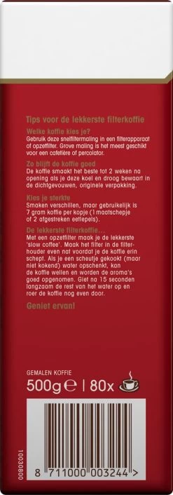 Douwe Egberts Aroma Rood Filterkoffie - 6 X 500 Gram -Koffiehuis 420x1200 4