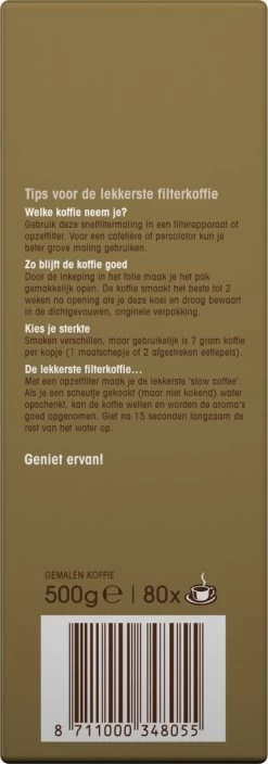 Douwe Egberts Excellent Filterkoffie - 6 X 500 Gram -Koffiehuis 421x1200 3