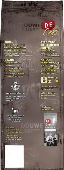 Douwe Egberts D.E Café Delicaat Rond Koffiebonen - Intensiteit 5/9 - 4 X 500 Gram -Koffiehuis 453x1200 6