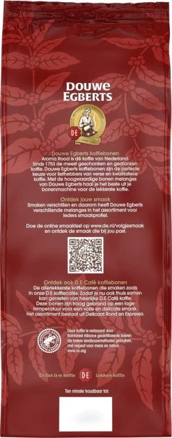 Douwe Egberts Aroma Rood Koffiebonen - 4 X 1000 Gram - Extra Grote Verpakking -Koffiehuis 472x1200 1