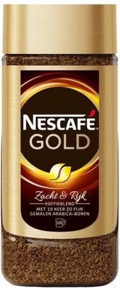Oploskoffie Nescafe Gold/pot200g