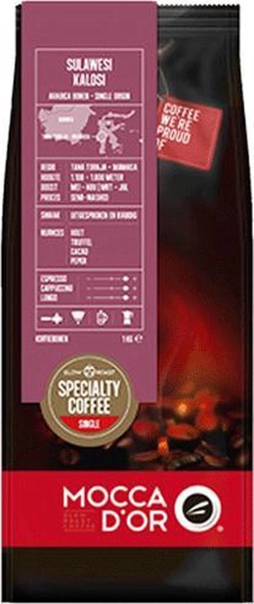 Mocca D'Or Sulawesi Kalosi Koffiebonen 3 Mocca D'Or Sulawesi Kalosi Koffiebonen