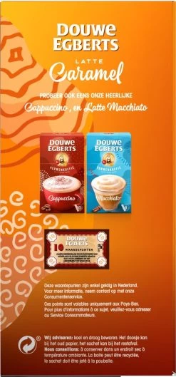 Douwe Egberts Verwenkoffie Latte Caramel Oploskoffie - 5 X 8 Zakjes -Koffiehuis 560x1200 3