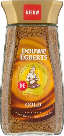 Douwe Egberts Gold Oploskoffie - 6 X Pot Van 200 Gram -Koffiehuis 566x1200 1