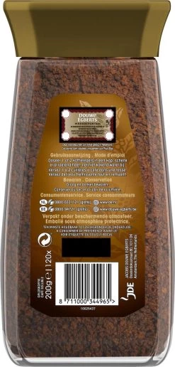 Douwe Egberts Gold Oploskoffie - 6 X Pot Van 200 Gram -Koffiehuis 574x1200