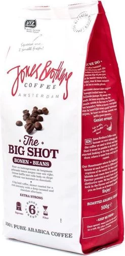 Jones Brothers Coffee The Big Shot Koffiebonen - 6 X 500 Gram -Koffiehuis 586x1200
