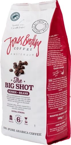 Jones Brothers Coffee The Big Shot Koffiebonen - 6 X 500 Gram -Koffiehuis 591x1200