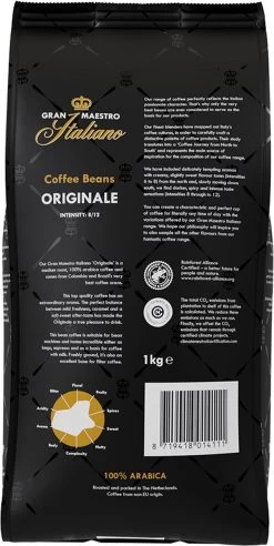 Gran Maestro Italiano - Orginale - Koffiebonen - Bonen Voor Espresso En Lungo - Arabica – 4 X 1kg 8 Gran Maestro Italiano - Orginale - Koffiebonen - Bonen Voor Espresso En Lungo - Arabica – 4 X 1kg -Koffiehuis 602x1200 1