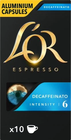 L'OR Espresso Decaffeinato Koffiecups - Intensiteit 6/12 - 10 X 10 Capsules -Koffiehuis 607x1200 6