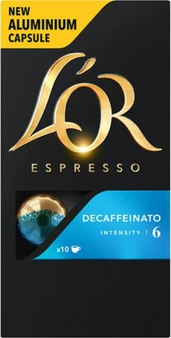 L'OR Espresso Decaffeinato Koffiecups - Intensiteit 6/12 - 10 X 10 Capsules -Koffiehuis 609x1200 1