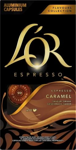 L'OR Espresso Caramel Koffiecups - 10 X 10 Capsules -Koffiehuis 611x1200 2