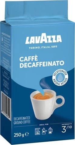 Lavazza Caffe Decaffeinato Filterkoffie - 250 Gram X8 -Koffiehuis 620x1200 1