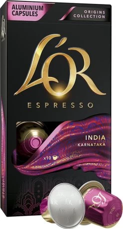 L'OR Espresso Origins India (10) - 10 X 10 Koffiecups -Koffiehuis 647x1200