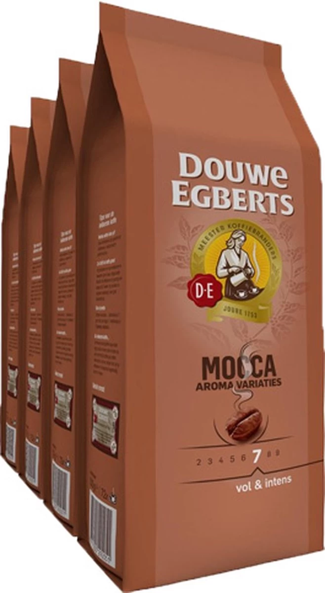Douwe Egberts Mocca Koffiebonen - 4 X 500 Gram 3 Douwe Egberts Mocca Koffiebonen - 4 X 500 Gram