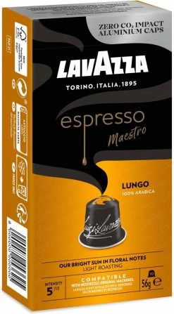 Lavazza Espresso Lungo - Aluminium Nespresso Capsules - 10 Stuks -Koffiehuis 663x1200 1